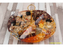 Wyjątkowa szklana patera z motywem Gustava Klimta