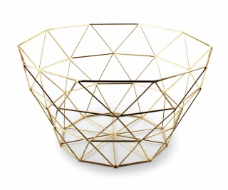 Kosz w kształcie misy do przechowywania owoców