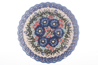 Naczynie do zapiekania z Bolesławca malowany wzór