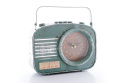 Zegar na replice retro radia z metaloplastyki