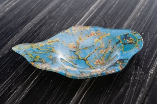 Podstawka pod saszetkę z herbaty z motywem Van Gogha