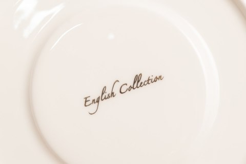 Wysokiej jakości biała filiżanka ze spodkiem porcelanowa