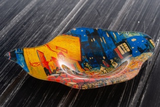 Podstawka pod saszetkę z herbaty z motywem Van Gogha