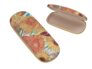 Etui na okulary ozdobione motywem Słoneczniki Van Gogh