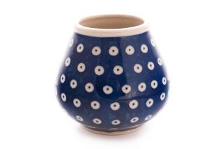 Kubek do yerba mate z ceramiki Bolesławiec stemple