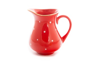 Mlecznik w kolorze czerwonym w groszki z Mieroszowa