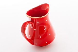 Mlecznik w kolorze czerwonym w groszki z Mieroszowa