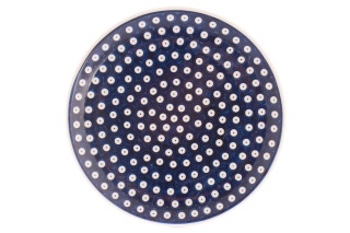 Talerz obiadowy płytki z Bolesławca klasyczny wzór