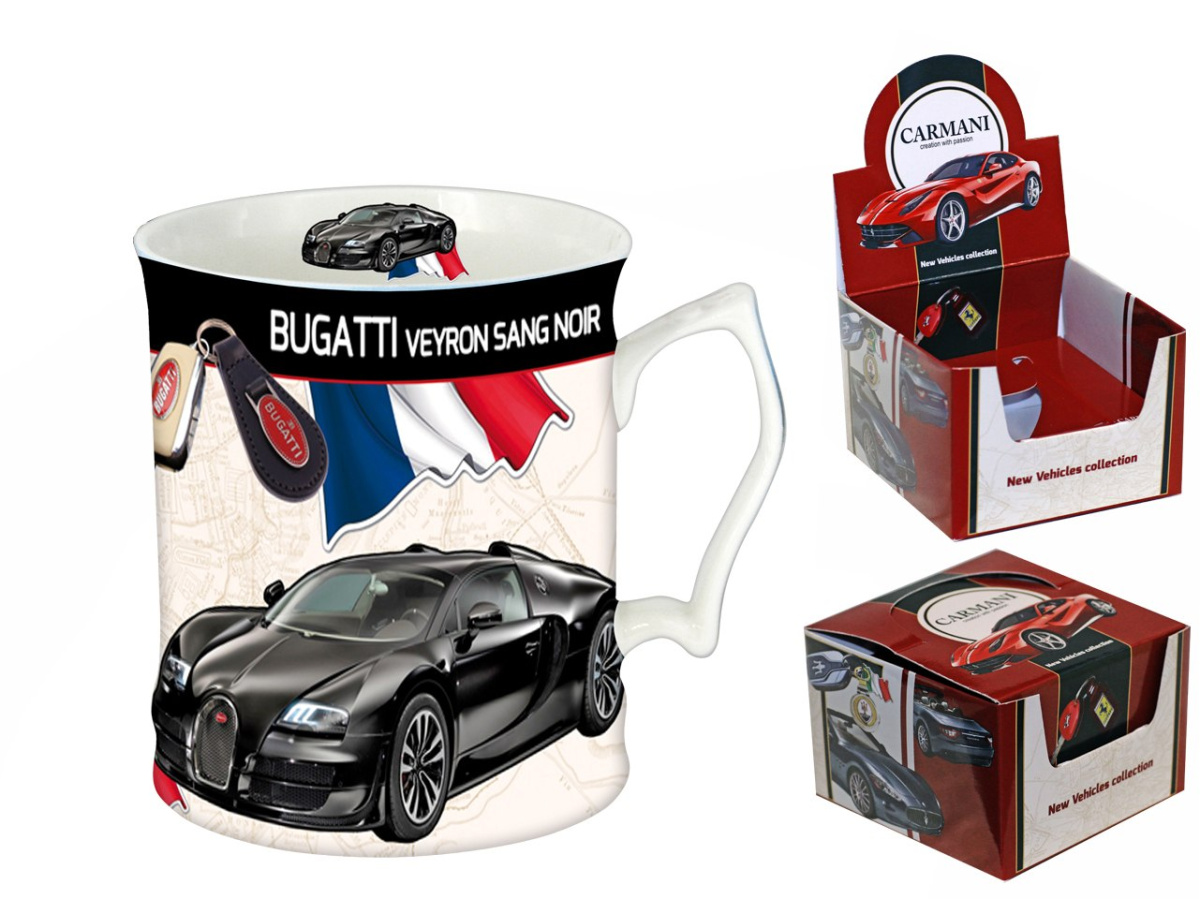 Idealny prezent kubek dla mężczyzny BugattiCarmani