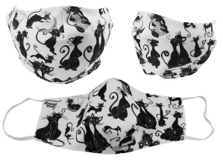 Maseczka ochronna na twarz Koty Crazy Cats Carmani