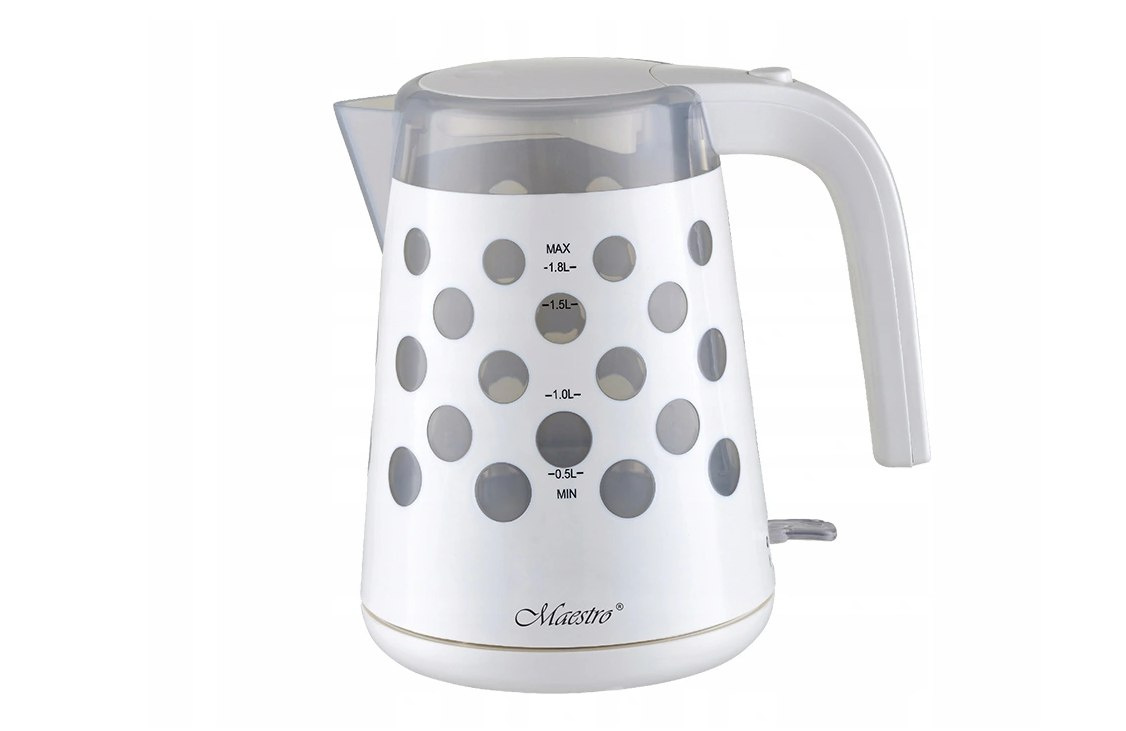 Czajnik elektryczny do herbaty biały 1,7 litra Maestro MR045
