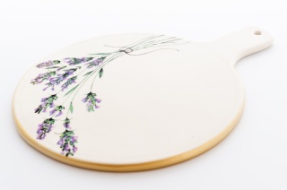 Deska ceramiczna podkładka z Mieroszowa pod garnek lawenda