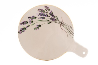 Deska ceramiczna podkładka z Mieroszowa pod garnek lawenda