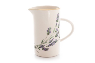 Dzbanek na wodę ceramika lawenda Mieroszów na mleko