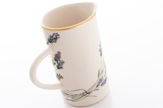 Dzbanek na wodę ceramika lawenda Mieroszów na mleko