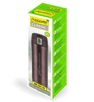 Kubek termiczny termos 450 ml marki Maestro MR1641-45 Niebieski