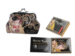 Mała portmonetka z motywem Gustava Klimta Pocałunek
