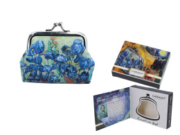 Mała portmonetka z motywem Van Gogha Irysy