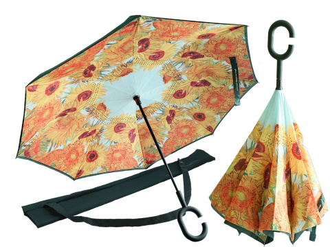 Parasolka odwrotnie otwierana Van Gogh Słoneczniki
