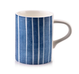 Porcelanowy kubek z serii Navy w pasy