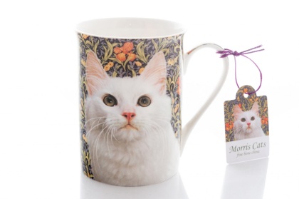Prezentowy kubek z kotem białym Morris Cats