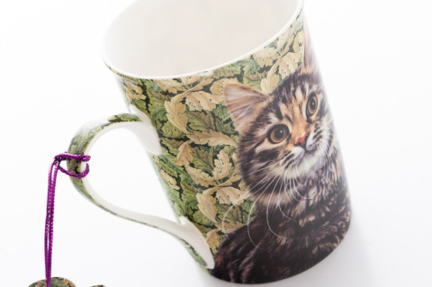 Prezentowy kubek z kotem szarym Morris Cats