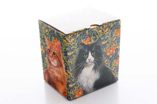 Wyjątkowy kubek z kotem czarno białym Morris Cats