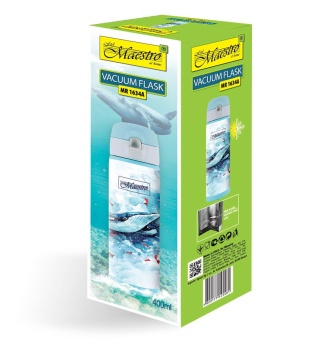 Kubek termiczny termos 400 ml marki Maestro MR1634-A Ocean