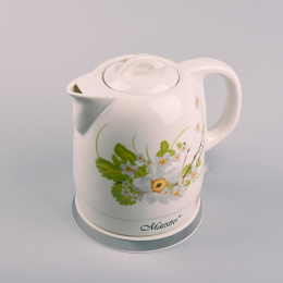 Czajnik elektryczny ceramiczny do herbaty 1,5 litra Maestro MR066 Jasne kwiaty