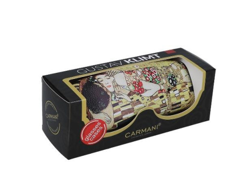 Etui na okulary ozdobione motywem z obrazu El-beso Pocałunek