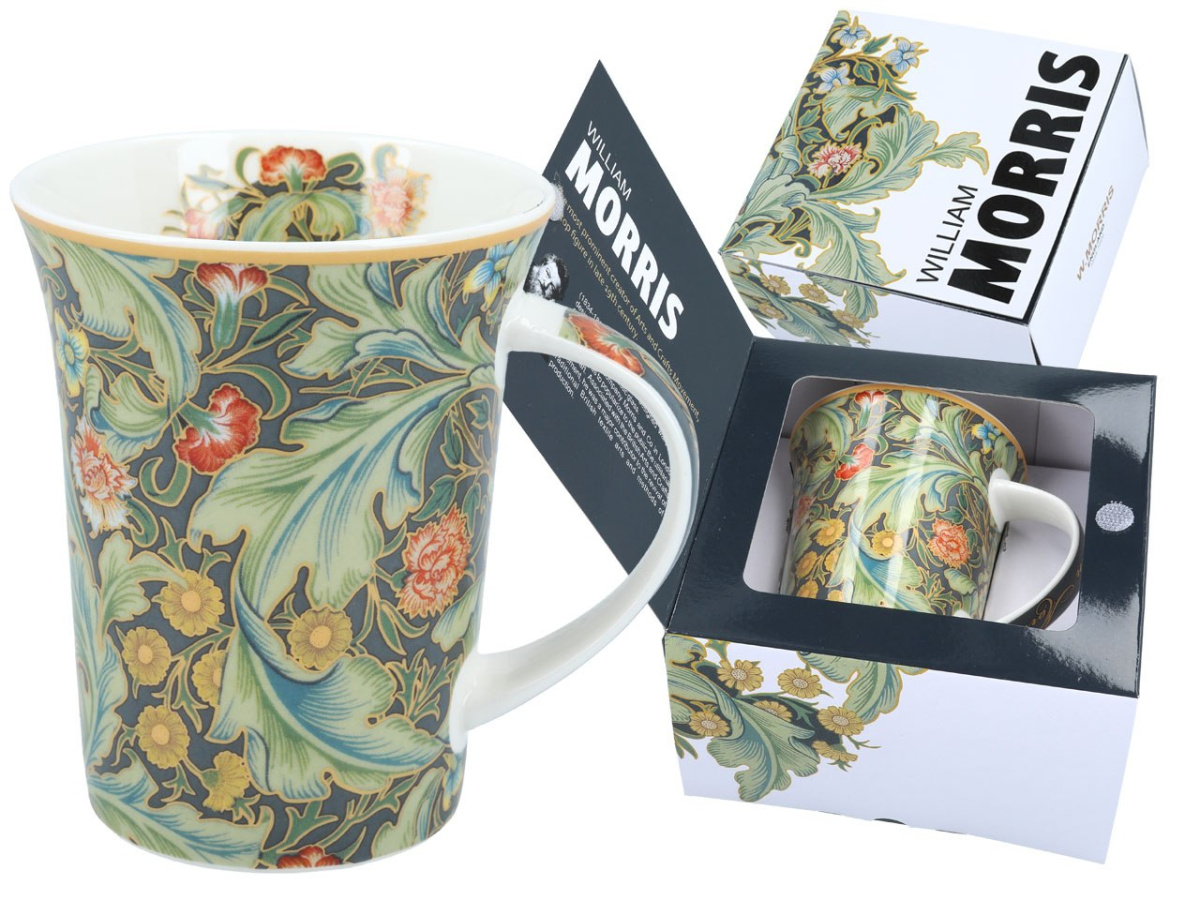 Kubek do herbaty William Morris marki Carmani kwiaty