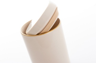 Pojemnik kuchenny na mąka kremowy Mieroszó