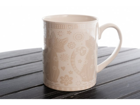 Kubek porcelanowy z kotami na prezent dla kociarza