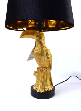 Eksluzywna lampka nocna złoto czarna Cecilia Tukan