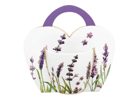 Kubek Lawenda Classic z porcelany na prezent