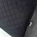 Pufa Charles marki Mondex elegancka w kolorze czarnym