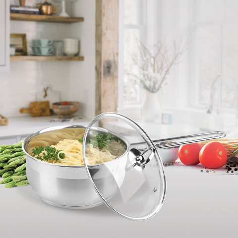 Rondel nierdzewny z pokrywką Maestro MR3508-16S pojemność 1,4 l