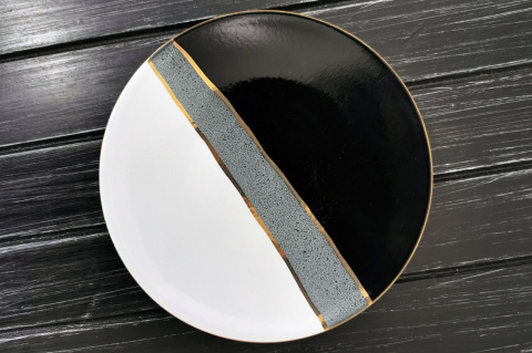 6 TALERZY DESEROWYCH TRIO MIEROSZÓW CERAMIKA