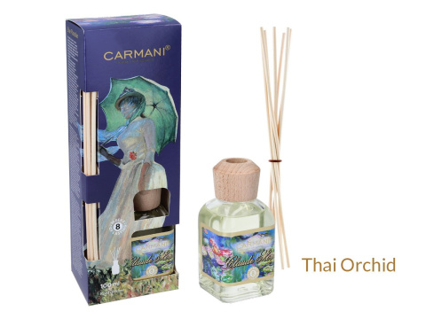 Carmani dyfuzor zapachowy plus pałeczki Monet thai orchid