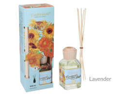 Carmani dyfuzor zapachowy + pałeczki Van Gogh Lavender
