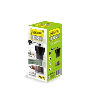 Młynek ręczny do mielenia kawy lub przypraw szklany