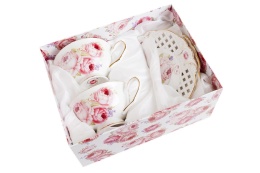 2 FILIŻANKI DO KAWY HERBATY FILIŻANKA Z PORCELANY