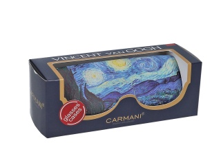Etui na okulary ozdobione motywem Van Gogha Gwiaździsta noc