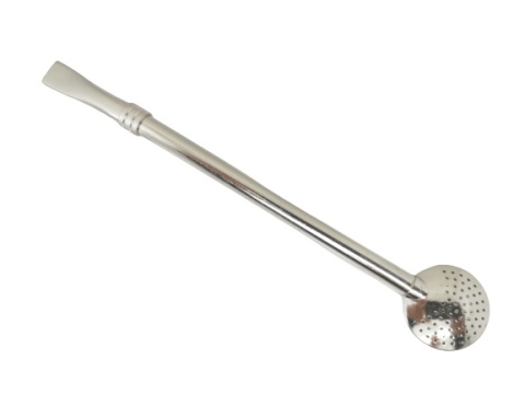 Stalowa bombilla do herbaty yerba mate 19 cm