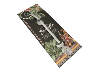 Stalowa bombilla do herbaty yerba mate 19 cm