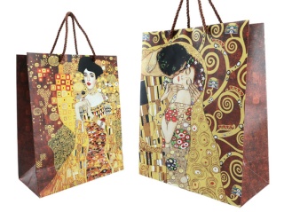Torebka prezentowa Gustava Klimta Pocałunek + Adel 40x30