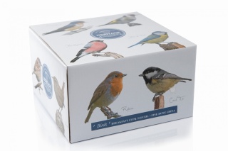 Duża filiżanka porcelanowa angielska jumbo ptaki