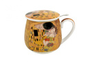 Kubek porcelanowy z zaparzaczem baryłka The Kiss Klimt