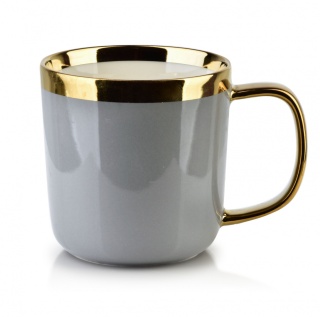 Porcelanowy kubek SAMMY szary AFFEKDESIGN 360 ml