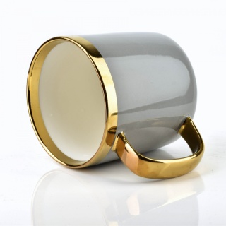 Porcelanowy kubek SAMMY szary AFFEKDESIGN 360 ml